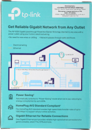 Сетевой адаптер HomePlug AV TP-Link TL-PA7017P KIT AV1000 Gigabit Ethernet упак.:2шт