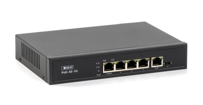 Коммутатор SKAT PoE-4G-1G