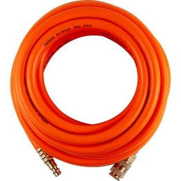 Шланг пневматический PVC 8x14 мм, с быстросъемными фитингами, 10 м AV Steel AV-700210