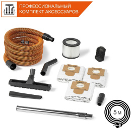 Строительный пылесос Daewoo DAVC 2014S, оранжевый