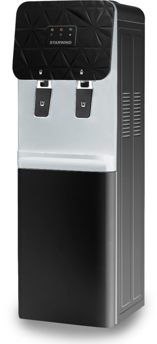 Кулер StarWind SW-1003EB, напольный, электронный, "push" - кран, черный