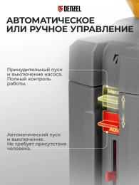 Насос дренажный Denzel DPХ950 950Вт 15500л/час центробежный (97227)