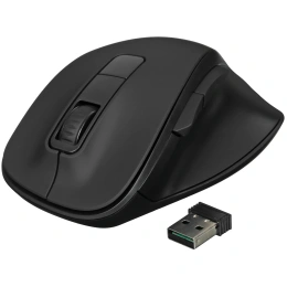 Беспроводная мышь Sven RX-525SW чёрная бесшумн. кл., 5+1кл. 600-1400DPI, Soft-touch, блист. SV-021849
