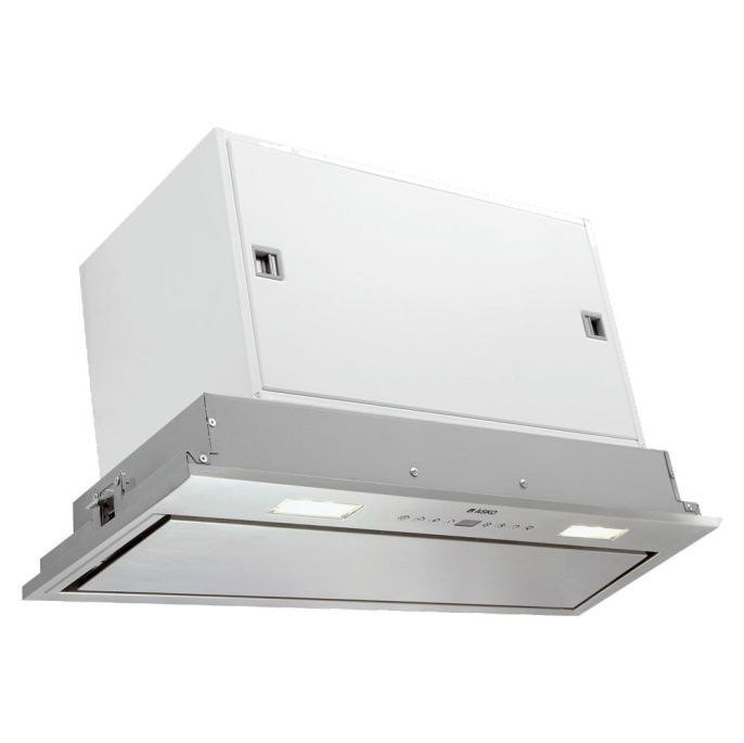 Вытяжки ASKO/ Арт. 511975 ; встраиваемая, 33 х 52 х 30, 4 скорости, циркуляция, дисплей, кнопочное управление, 620 м3/ч, 67 дБ, 2 фильтра,нерж. сталь CC4527S