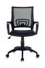 Кресло Бюрократ CH-695N, сетка/ткань, до 150кг, черный