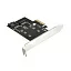 Exegate EX283713RUS Переходник EXE-509 M.2 B key + M.2 M Key - PCI-Ex4/SATA