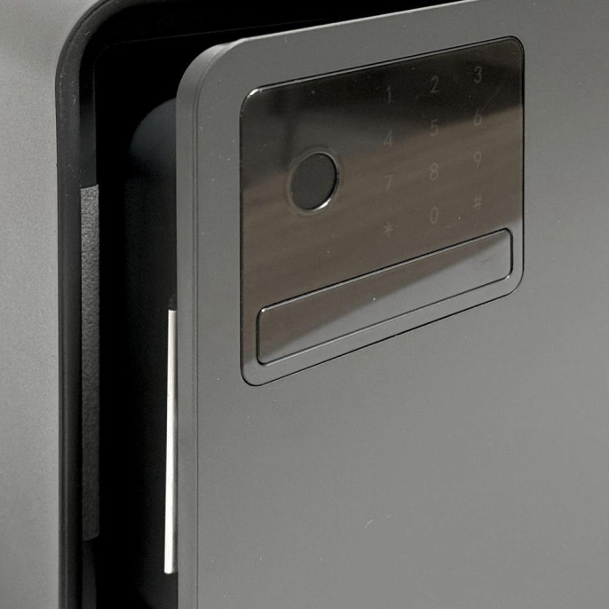 Сейф мебельный LockSworth VS4528-BK взломостойкий встраиваемый 200x310x200мм электронный/ключевой/биометрический