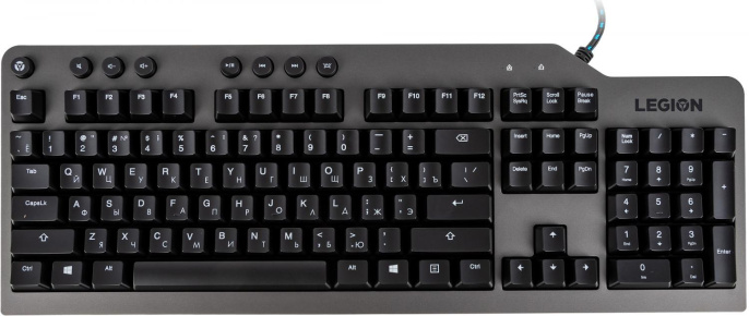 Клавиатура Lenovo Legion K500 RGB, USB, механическая, черный [gy40t26479]
