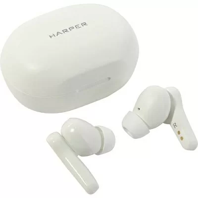 Наушники с микрофоном HARPER HB-555 White (Bluetooth 5.0)