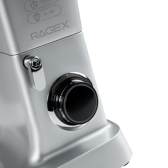 Кухонный комбайн 14 в 1 RAGEX R112, 4.5л, 1300Вт, цвет: 900 (серебристый)
