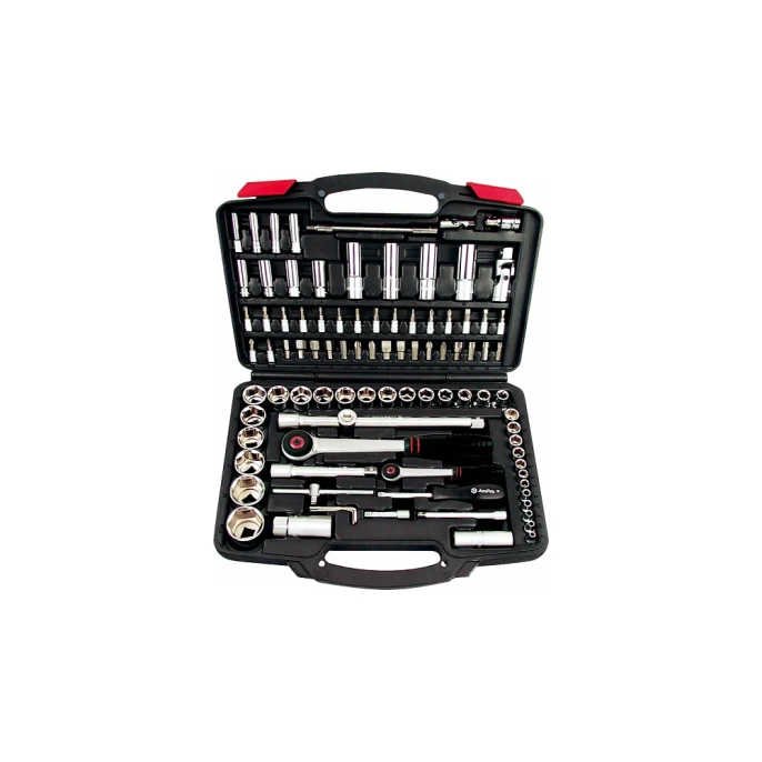 Набор головок и аксессуаров AmPro 1/2 и 1/4, 94 предмета T45486