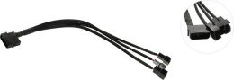 ESPADA Переходник-разветвитель питания для вентиляторов molex- 3x4pin, 0.2-0.3 м Molex to 3x4pin