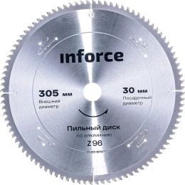Диск пильный по алюминию (305х2.2х30 мм; 96Z) Inforce 11-01-614