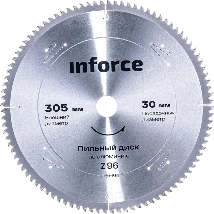 Диск пильный по алюминию (305х2.2х30 мм; 96Z) Inforce 11-01-614