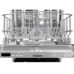 Посудомоечная машина Timberk Set&Dry T-DW45BI103,  узкая, напольная, 59.4см, загрузка 11 комплектов, серебристая