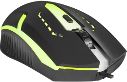 Мышь проводная DEFENDER Flash (Вспышка) MB-600L черный (USB, 1200dpi, 4but) (52600)