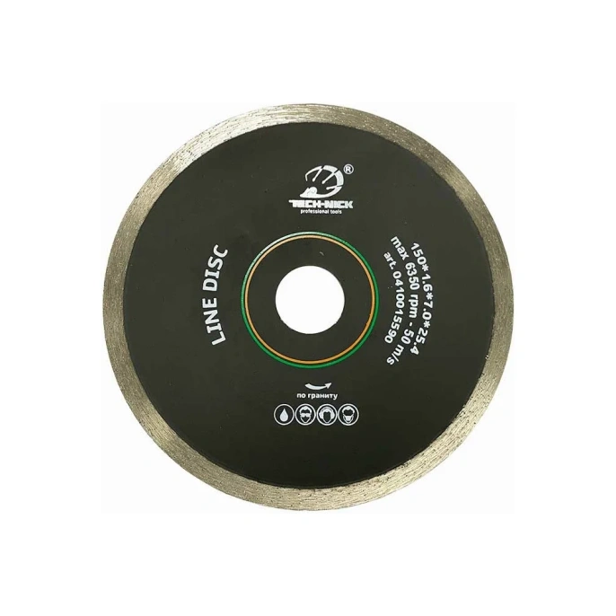 Диск алмазный сплошной по граниту LINE DISC (150х25.4 мм) TECH-NICK 041.001.5590