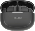 Наушники TECNO Buds 4 Air BD04, Bluetooth, внутриканальные, черный [bd04 air black]