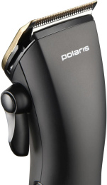 Машинка для стрижки Polaris PHC 2500 черный 3Вт насадок в компл:6шт