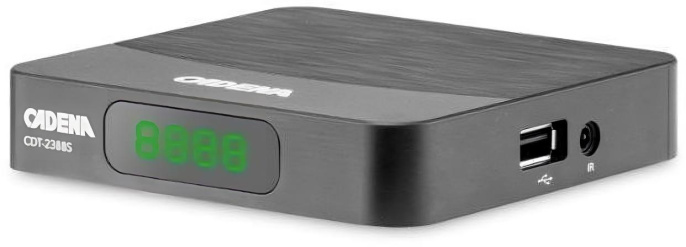 Ресивер DVB-T2 Cadena CDT-2311 MINI,  черный