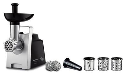 MOULINEX ME108832 Мясорубка, черный / серебристый