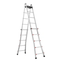 Телескопическая лестница-стремянка Svelt Scalissima 10+10R ступеней SSCAL010R