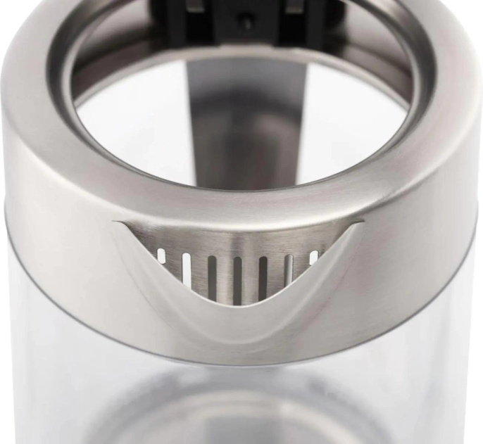 Чайник электрический Gorenje K17GDWII 1.7л. 2200Вт черный корпус: стекло/металл/пластик