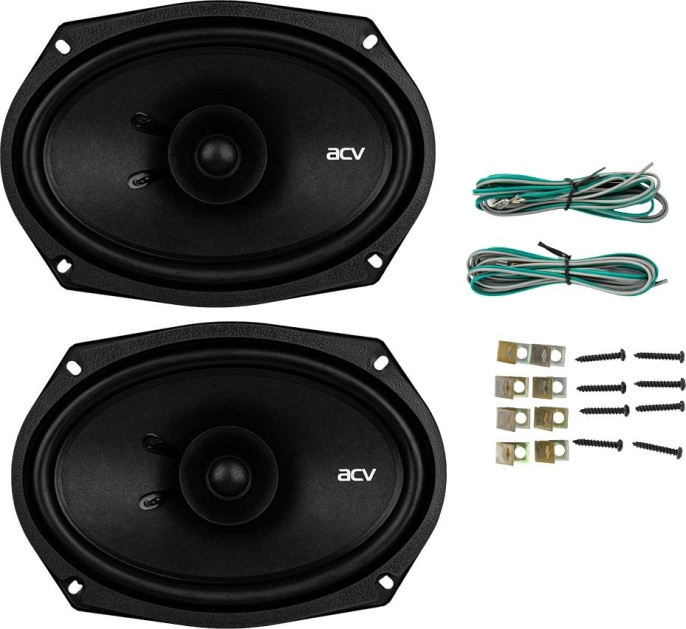 Колонки автомобильные ACV PD-691 BEATS,  16x23 см (6x9 дюйм.),  комплект 2 шт. [42975]