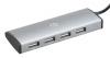 Хаб (разветвитель) Digma HUB-4U2.0-UC-DS, серебристый