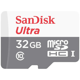 Карта памяти SanDisk Ultra microSDHC 32GB 100MB/s SDSQUNR-032G-GN3MN/SDSQUNR-032G-GN6MN