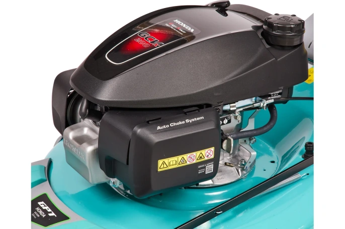 Газонокосилка бензиновая GPT GLM-Т5642ST-H роторная газонокосилка, самоходная, бензиновый двигатель, 4200 Вт, 5.6 л.с., четырехтактный, ширина скашивания: 56 см 70 л