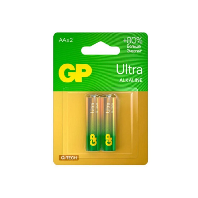 GP 15AUA21-2CRSBC2 20/80 GP Ultra Alkaline 2 шт. в уп-ке