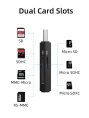 Кардридер CABLETIME CD41G (CT-ASD3-PB ) - USB 3.0, SD-адаптер, черный