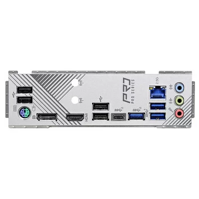Материнская плата ASRock Z790 PRO RS/D4 Soc-1700 (Z790) PCI-E 5.0x16 PCI-E 4.0x16 2xPCI-E 3.0x1 M.2(WI-FI) 4xHyper M.2 2.5GbE LAN RAID 0/1/5/10 4xDDR4 5333MHz+ HDMI+DP+eDP ATX RTL
