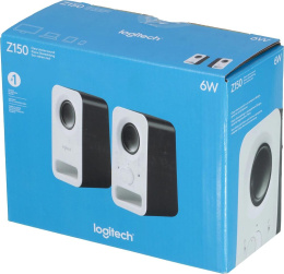 Колонки Logitech Z150 2.0 белый 3Вт