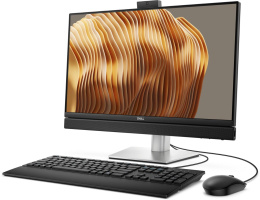 Моноблок Dell Pro 24 Plus QB24250 23.8" Full HD Core Ultra 7 265 (2.4) 32Gb SSD1Tb Graphics CR Windows 11 Pro GbitEth WiFi BT 240W клавиатура мышь Cam серебристый 1920x1080