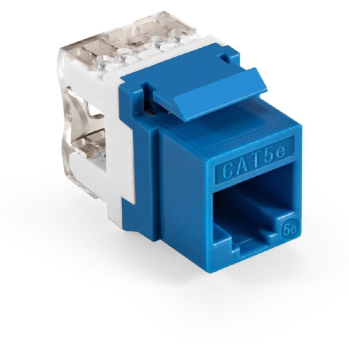 Модуль-вставка Keystone Jack RJ-45 ExeGate KJ-8P8C-U-C5e-180-Dual Кат.5e, неэкранированная, 180 градусов, IDC Krone/110 EX297337RUS