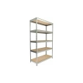 Стеллаж IRONMEBEL Optimus Hook Pro 2500x1500x600 мм, 5 ярусов M-СГРФОЦ2500x1500x600x5
