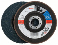 Шлифовальный круг Bosch K40 Prof for Metal (2.608.607.365) (металл, зернистость 40, 1 в наборе, до 12250 об/мин, сухая шлифовка, ширина/диаметр 125 мм, посадочный размер 22.2 мм)