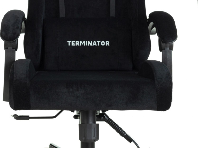 Кресло игровое Knight Terminator черный Light-20 крестов. металл