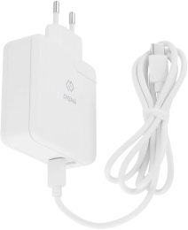 Сетевое зарядное устройство Digma DGPD-45W-WG,  USB-A,  USB-C, 45Вт, 3A, белый