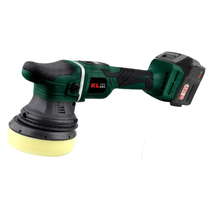 Полировальная бесщеточная машина KLPRO 125 мм, 18 В/5.0 Ач KLPS18B-50