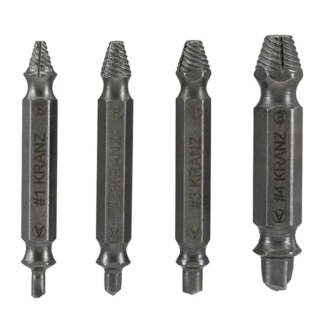 Набор экстракторов для шурупов Профи KRANZ