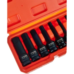 Набор головок ударных HEX, H6-H19, 8 шт, 1/2"DR Gigant G-12H6H19