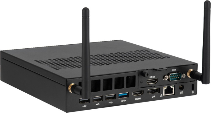 Неттоп IRU Tactio 310H6ITF i3 14100 (3.5) 8Gb SSD256Gb UHDG 730 Windows 11 Pro GbitEth WiFi BT 120W черный (RUS) (2176177)