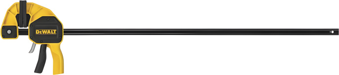 Струбцина DeWalt DWHT0-83187 F-образная, тип зажима: рычажный, максимальная ширина зажима: 910мм, max усилие 2700кг, материал изготовления: пластик, сталь