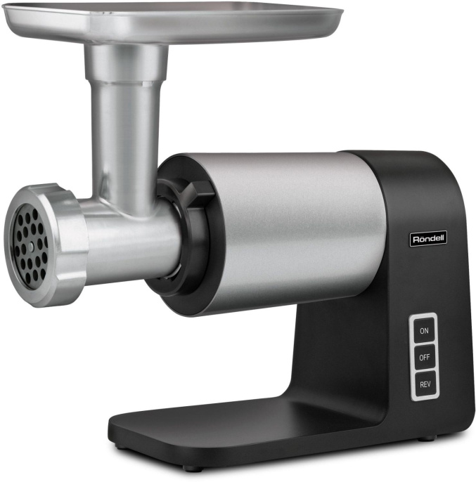 Мясорубка Rondell RDE-1451,  серебристый/ черный