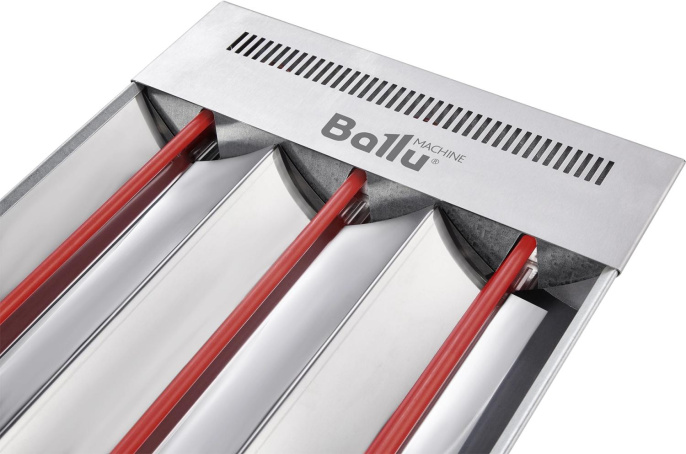 Инфракрасный обогреватель Ballu BIH-T-6.0, 6000Вт, 60м2, ТЭН, серебристый