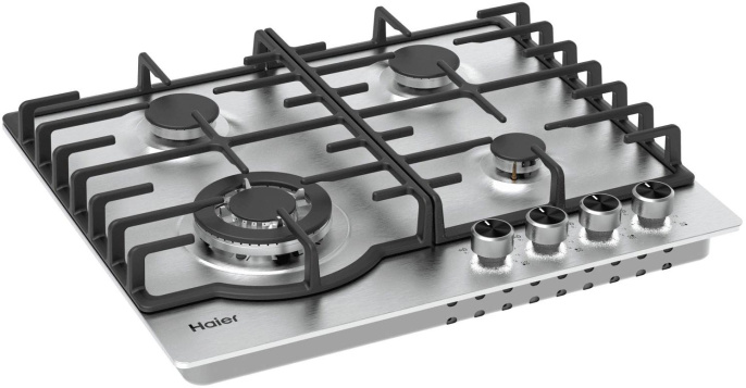 Газовая варочная поверхность Haier HHX-M64RFVLX нержавеющая сталь (TD0050131RU)