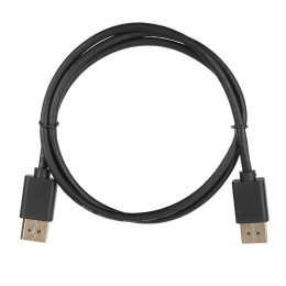 Кабель ACD-DDPM2-10B |ACD-DDPM2-10B| DisplayPort 1.2, Golden Plated,20m/20m, Черный, 1м 742347